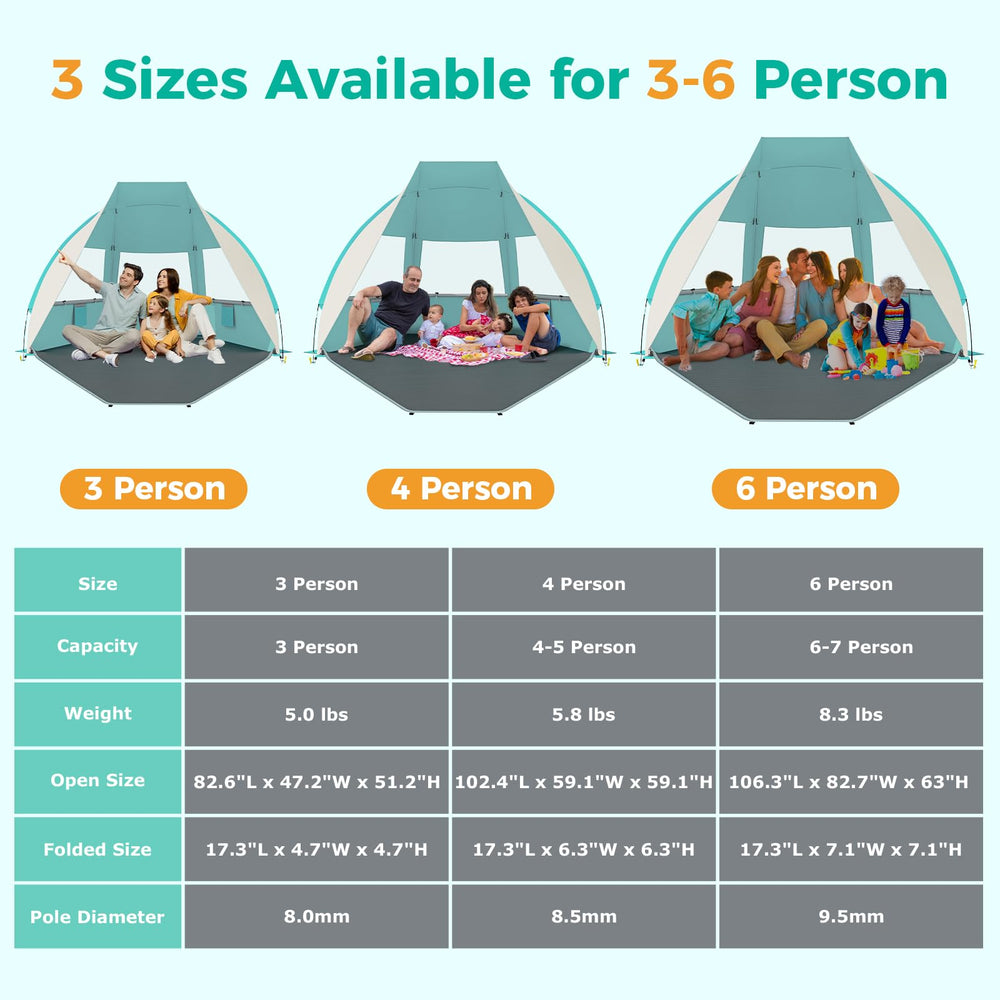 Gorich lightweight shelter packs down to 17 x 5 x 5 inches