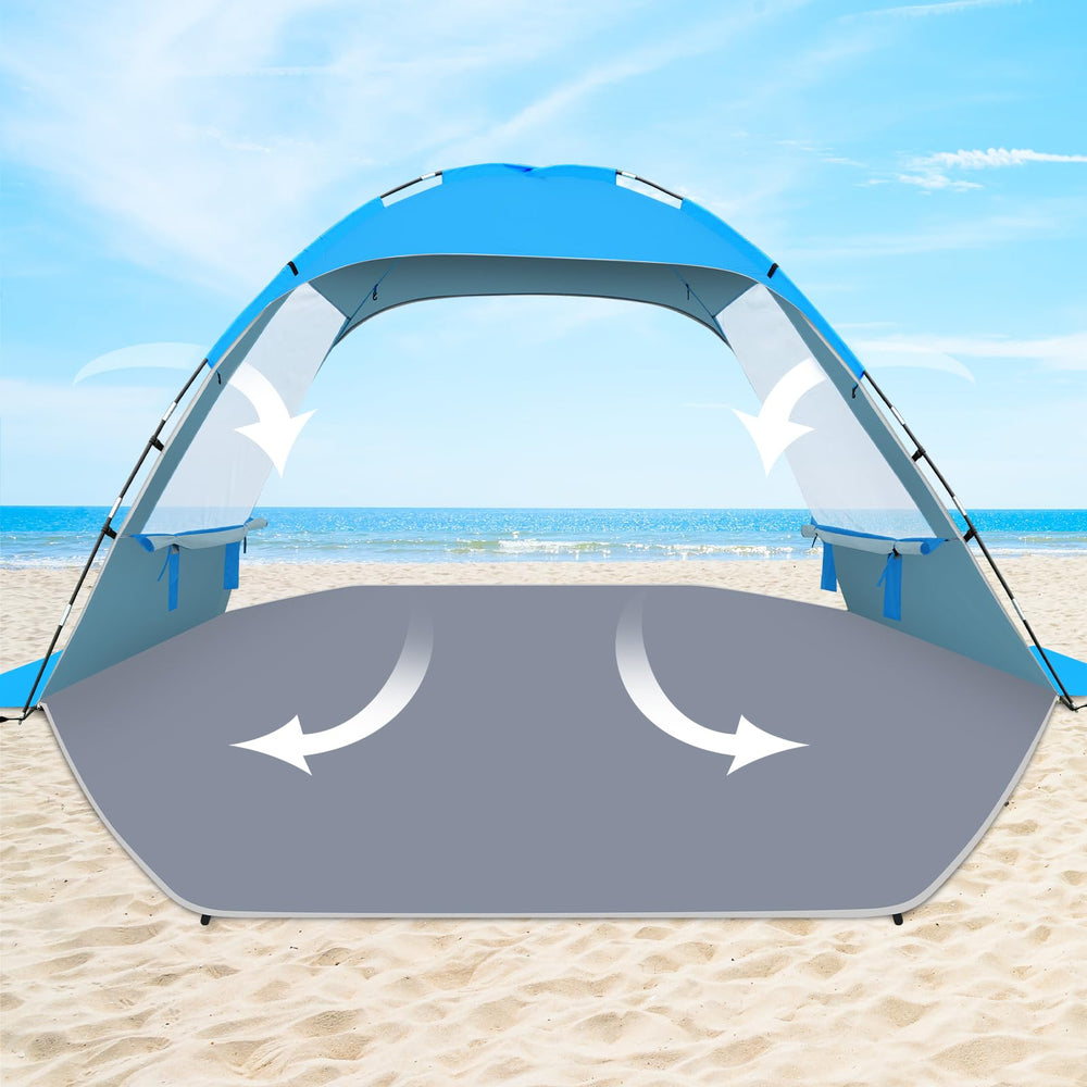 Gorich Beach Tent Sun Shelter UV fabric provides UPF 50+ protection