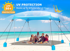 Gorich UPF50+ sun shelter shields family from strong sun