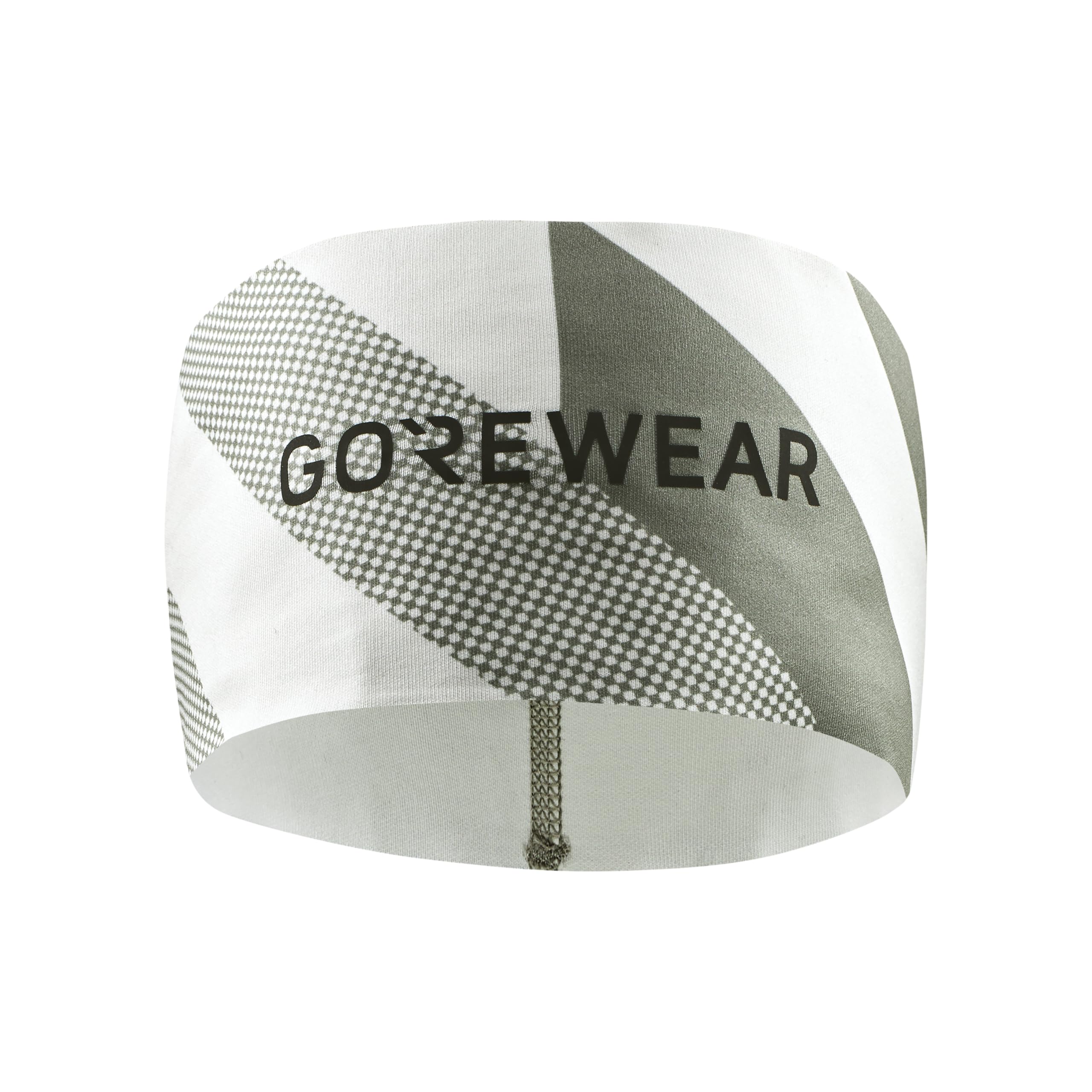 GOREWEAR Essence Light Headband worn during cool training for warmth and helmet fit.