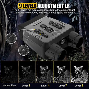 GOSALISU night vision binoculars 10x zoom detail for distant targets