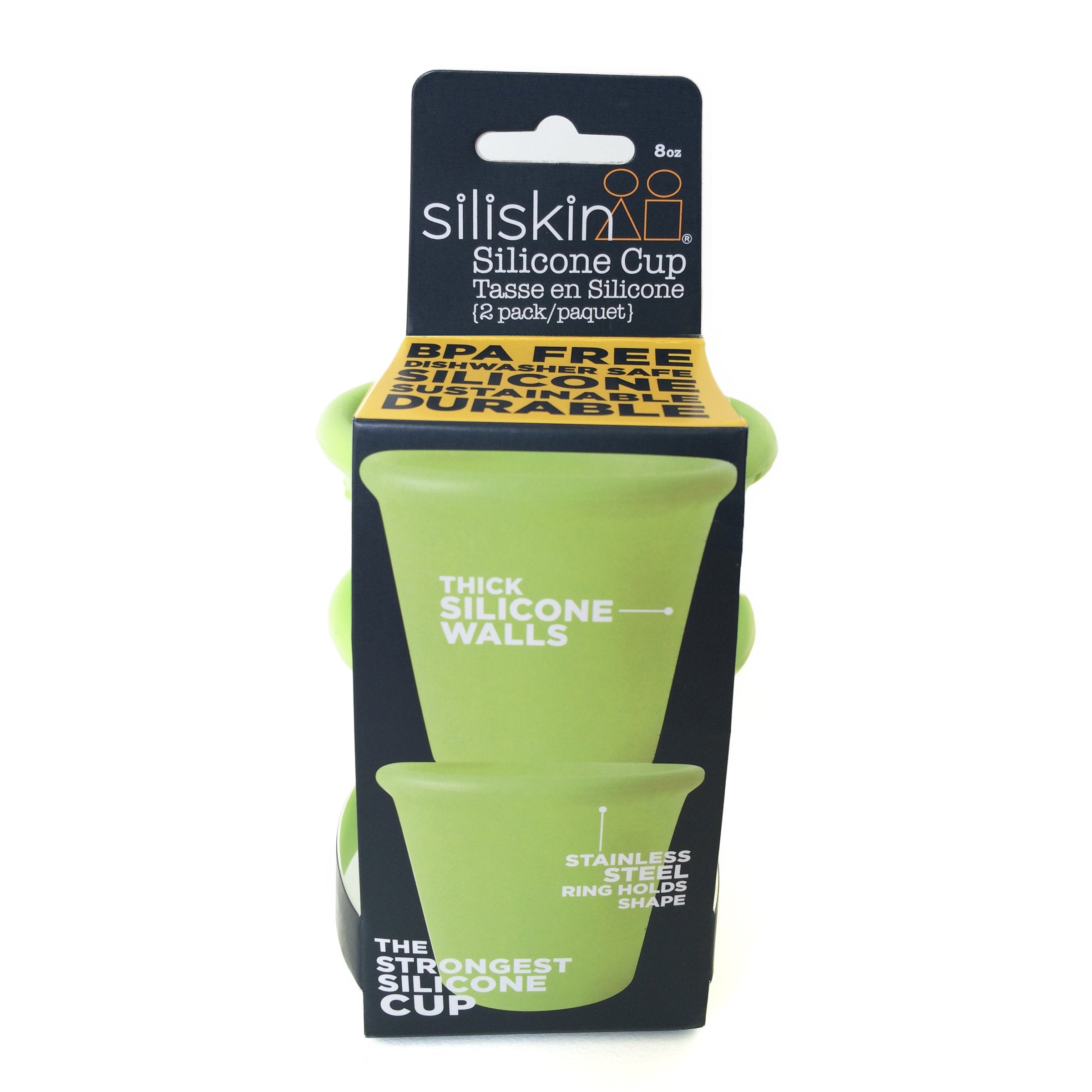 GoSili Silicone Cups Sea, dishwasher-safe stackable cups for easy cleanup