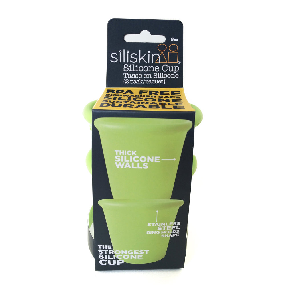 GoSili Silicone Cups Sea, dishwasher-safe stackable cups for easy cleanup