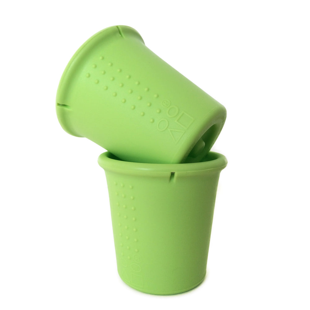 GoSili Silicone Cups Sea, microwave-safe design ready for hot beverages