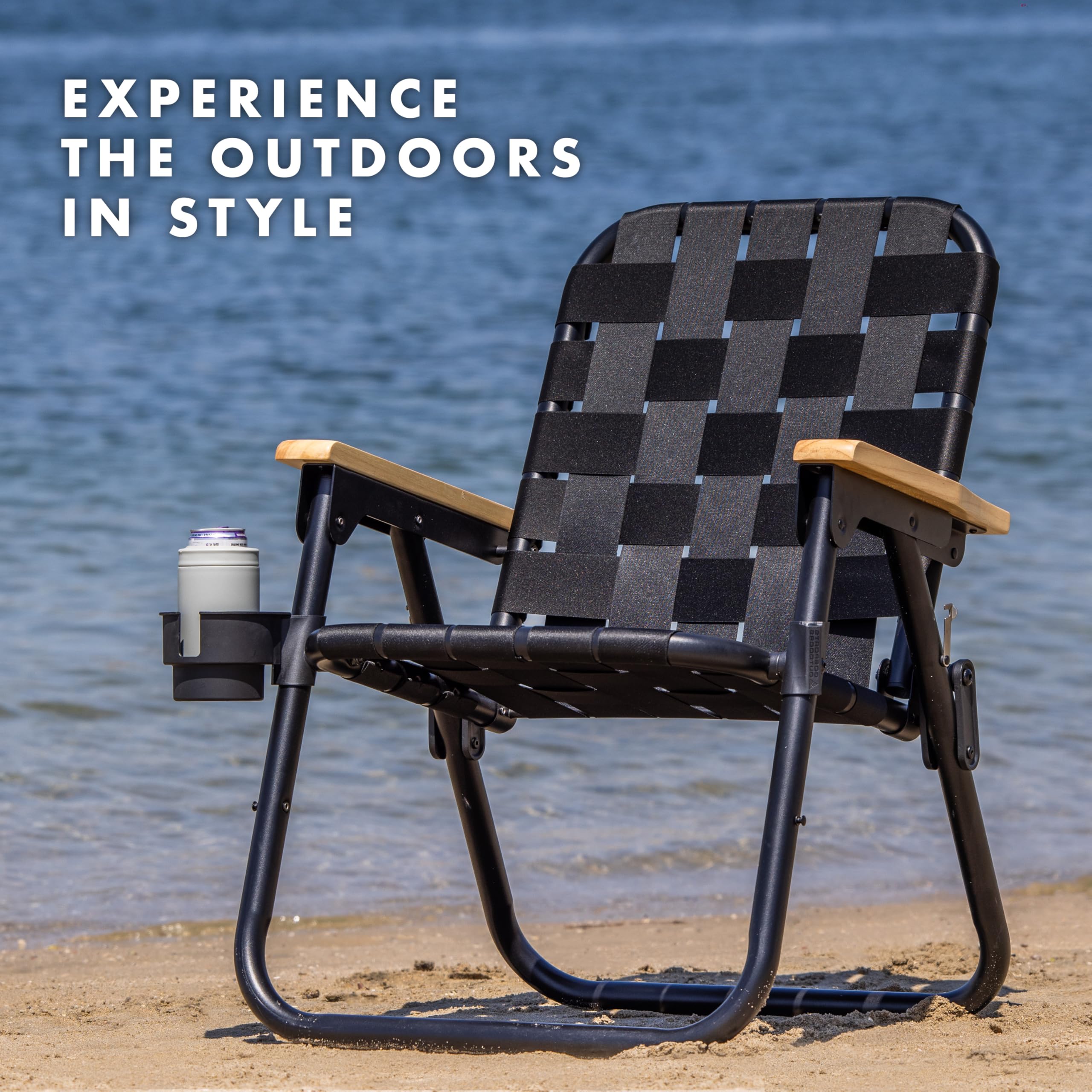 GoSports Outdoors WOVN Beach Chair all-weather woven fabric for comfort