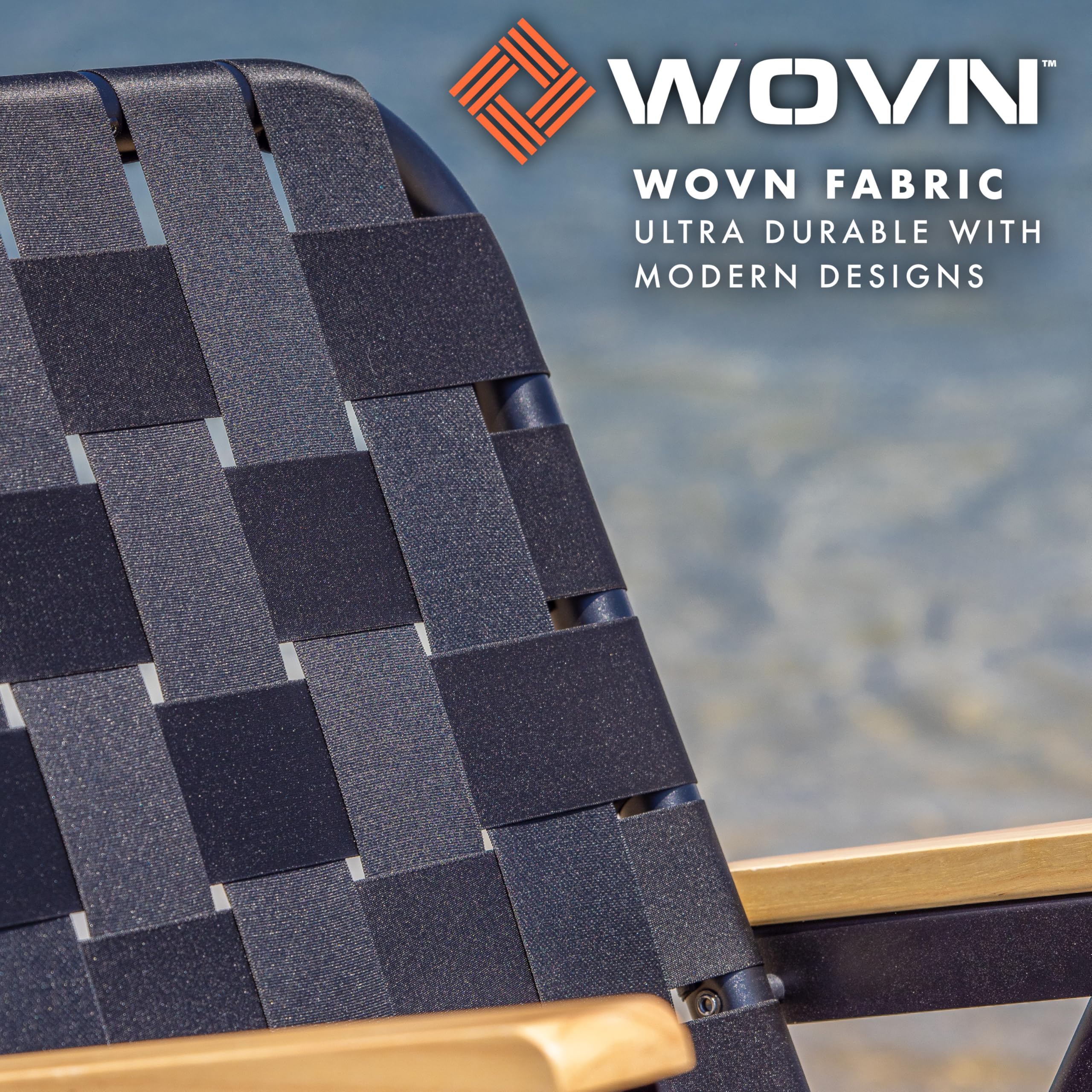 GoSports Outdoors WOVN Beach Chair backpack straps for hands-free transport