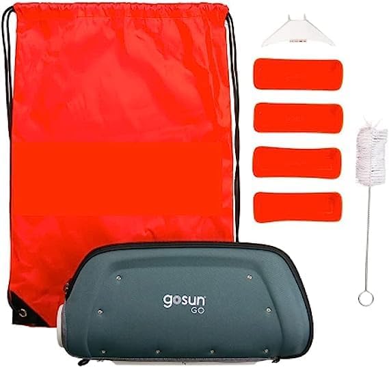 GOSUN Solar Oven in use cooking outdoors with solar energy.