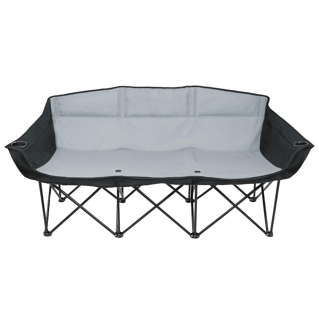 GoTEAM! bench steel frame supports stable seating on any surface.