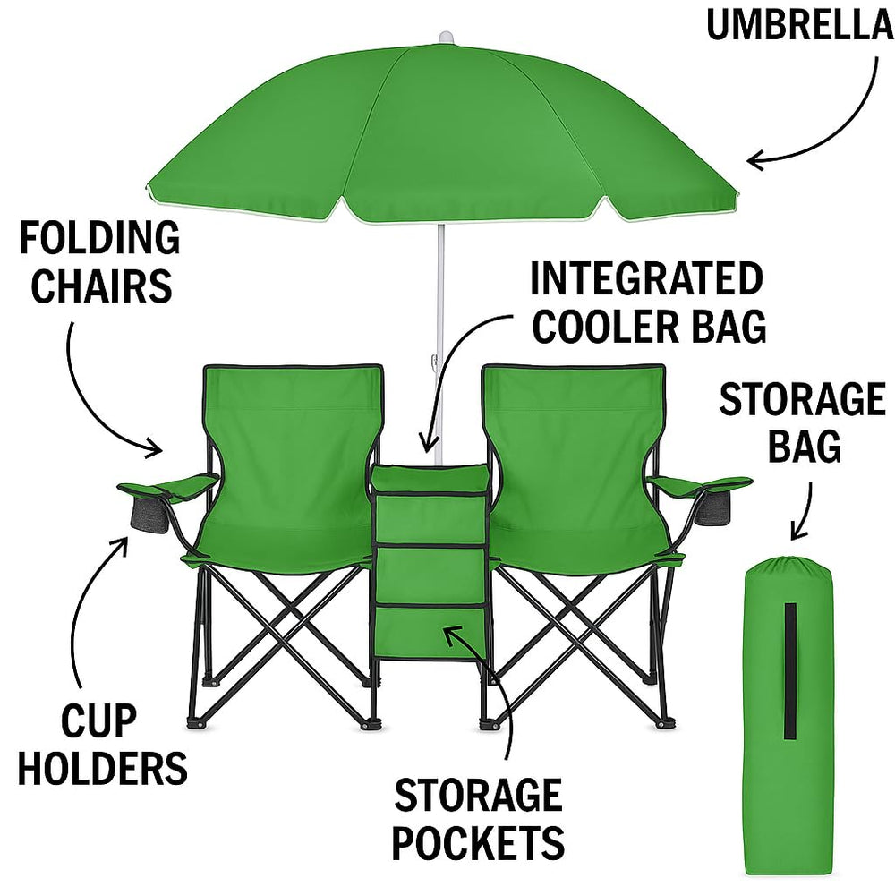 GoTEAM setup ideal for picnics, beaches, camps, and tailgates.