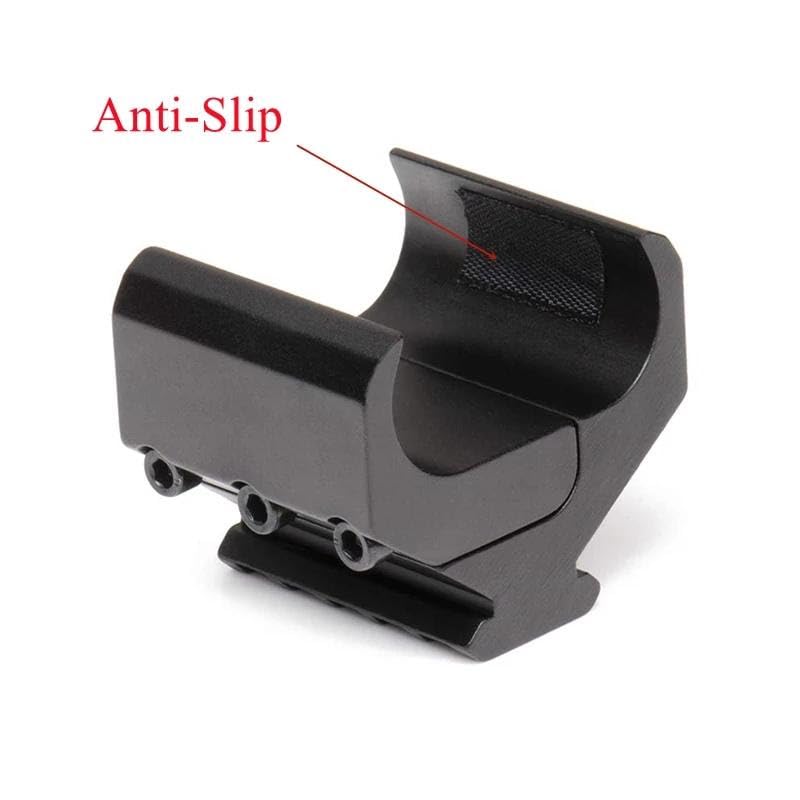 Gotical 20/21 Picatinny rail enables lasers or flashlights.