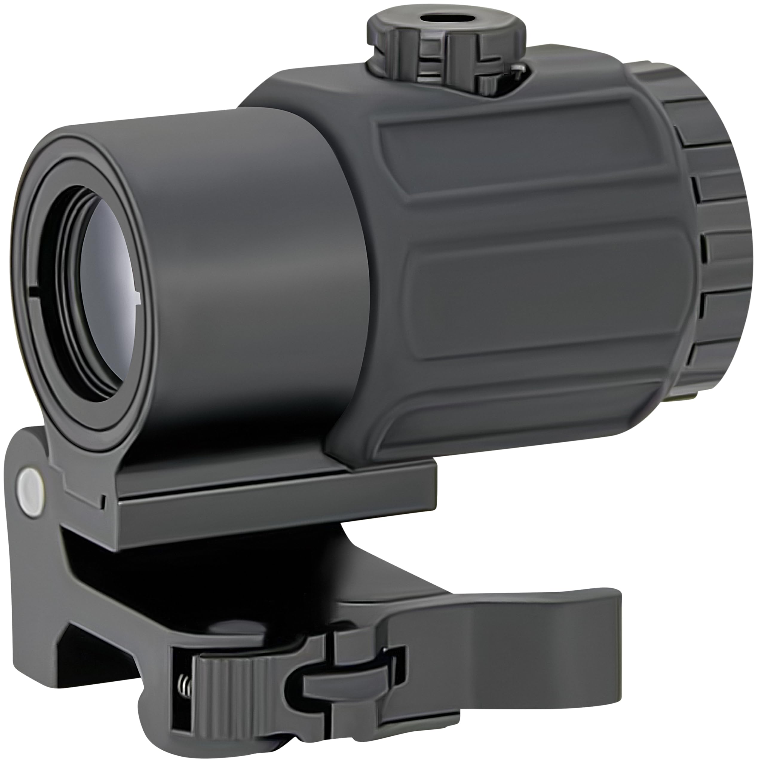 Gotical 4x magnifier with side quick detach mount for fast target acquisition