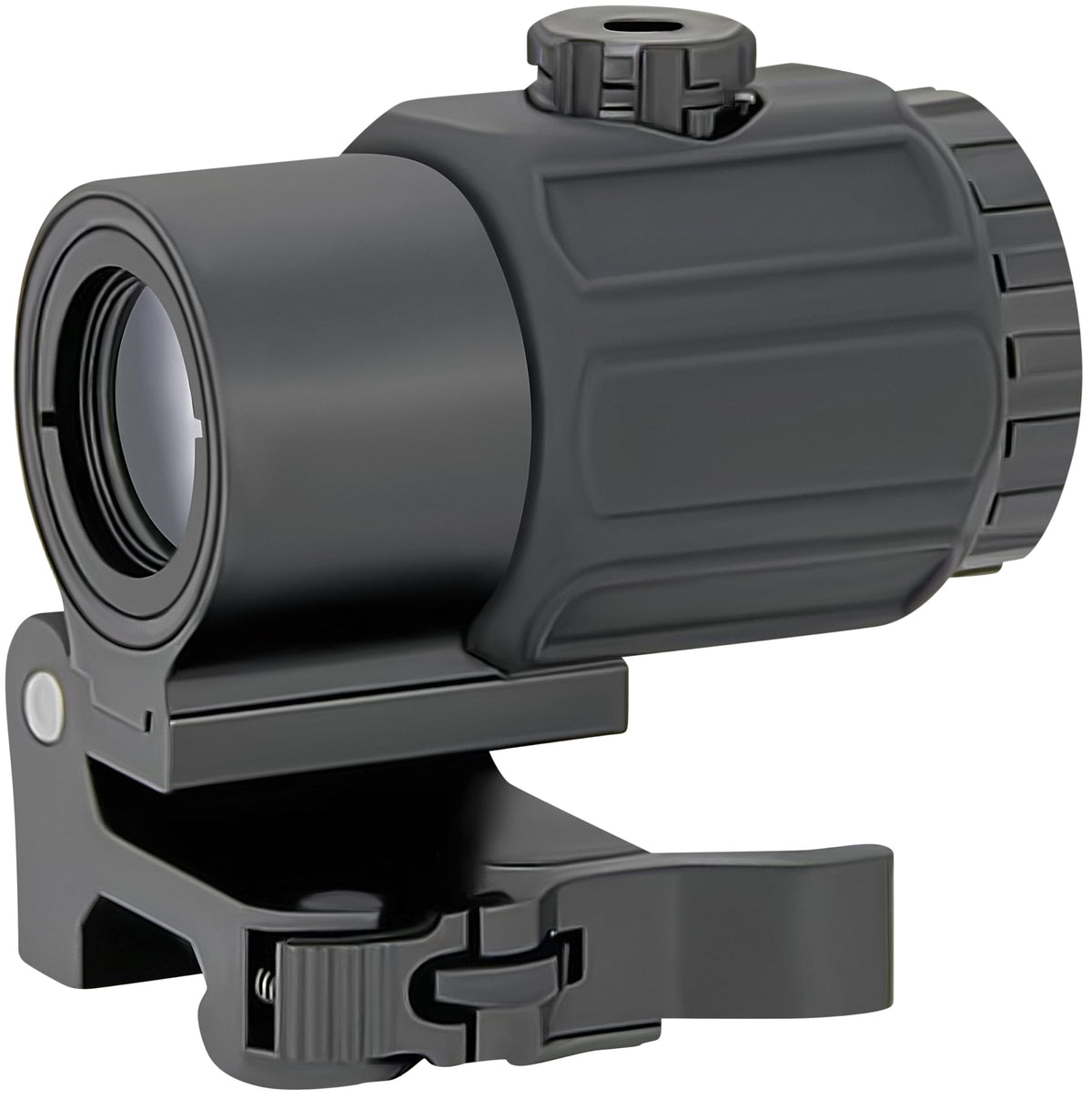 Gotical 4x magnifier with side quick detach mount for fast target acquisition
