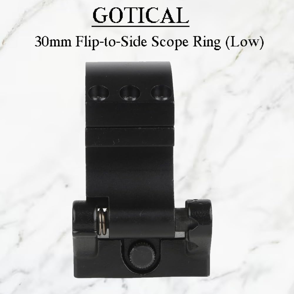 Gotical adapts to Weaver and Picatinny rails for versatile on-the-go setups.