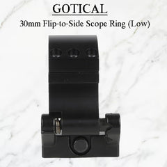 Gotical adapts to Weaver and Picatinny rails for versatile on-the-go setups.