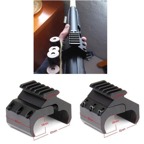 Gotical rail system fits airsoft and practical shooting scenarios.