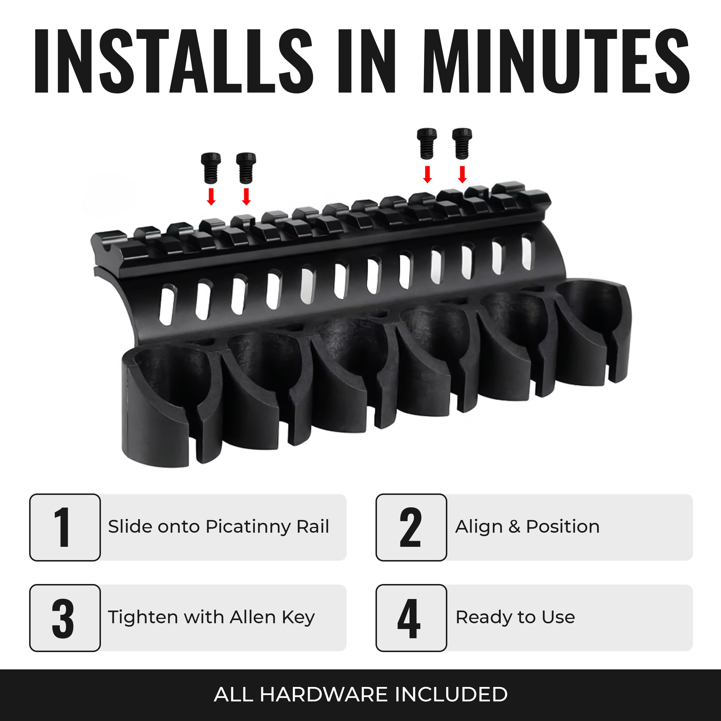 Gotical all-metal shell holder with durable construction for reliable field use.