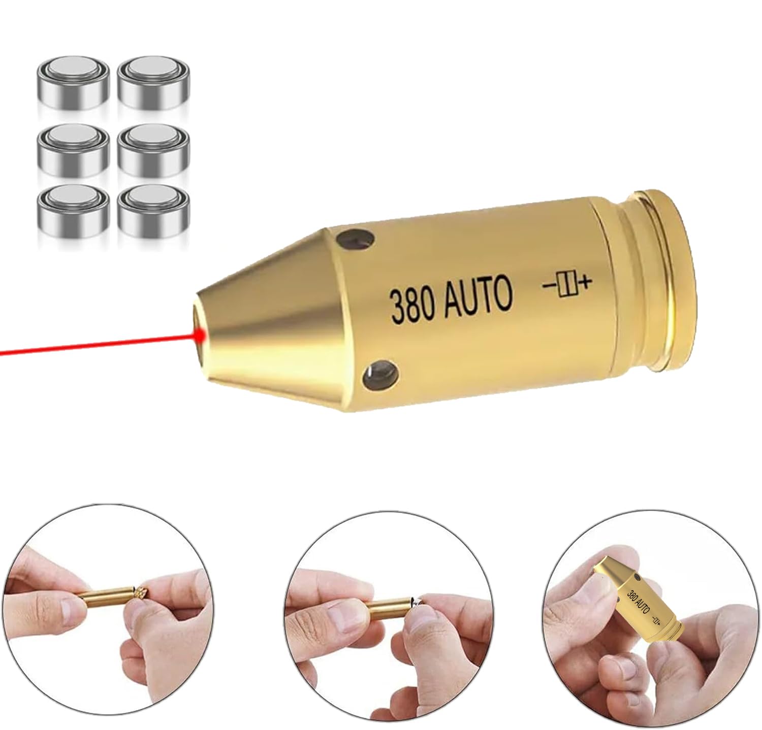 GOTICAL battery pack powers the red laser for extended use