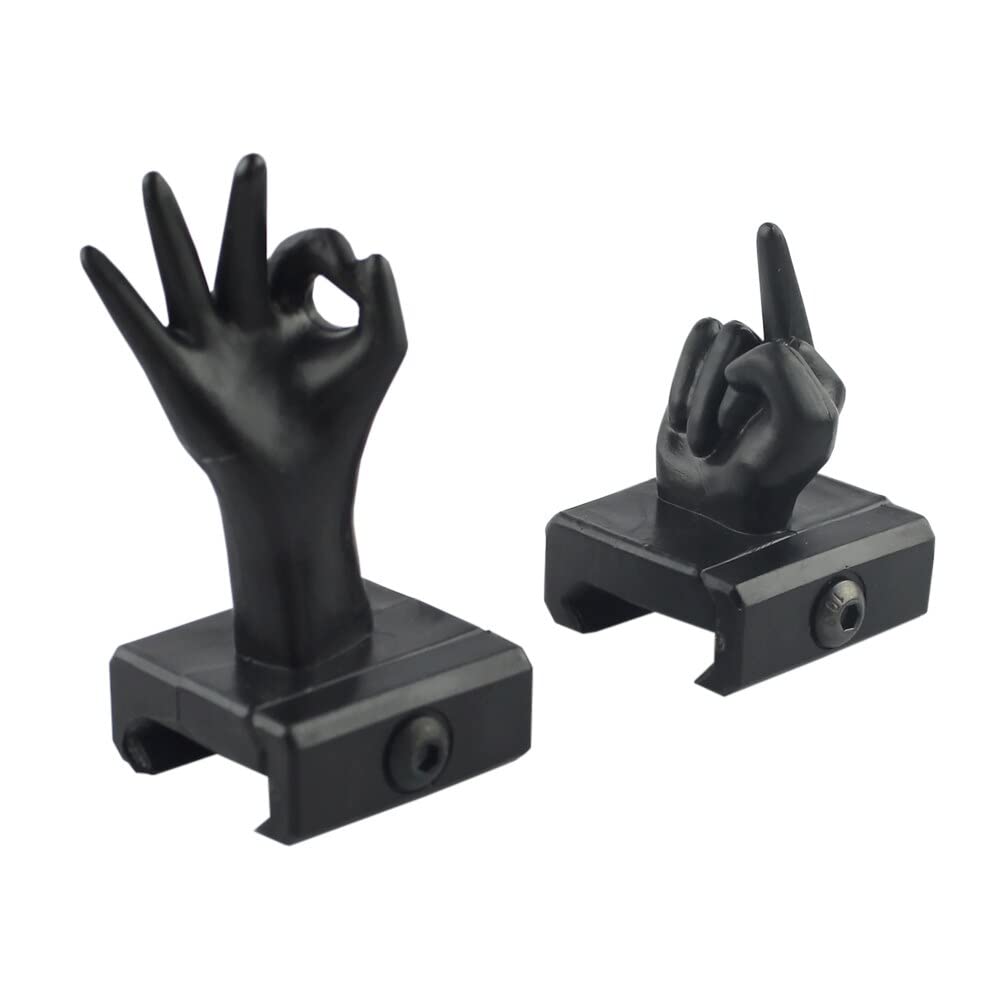 Gotical BUIS set rail mount for precise alignment on airsoft rails