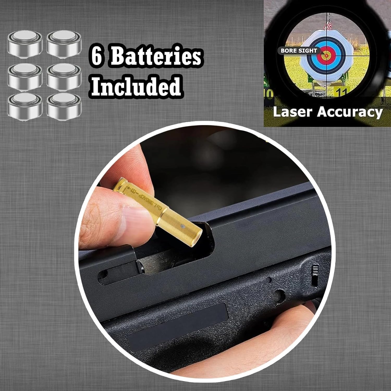 Gotical Cal bore sight compatibility with 380 pistols broadens training options.