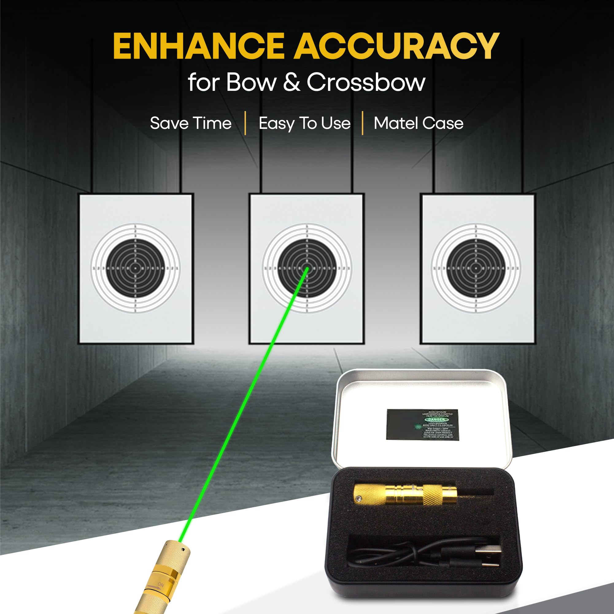 Gotical compact laser sight suited for challenging field conditions.