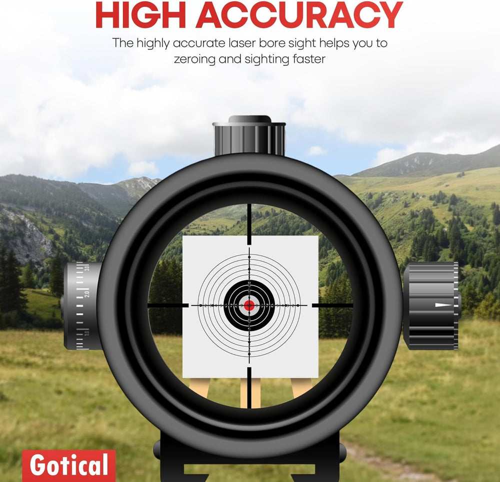 Gotical compact and lightweight design fits in gear bag for versatile field use.
