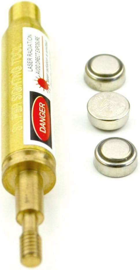 GOTICAL laser boresighter housing for accurate bore alignment.