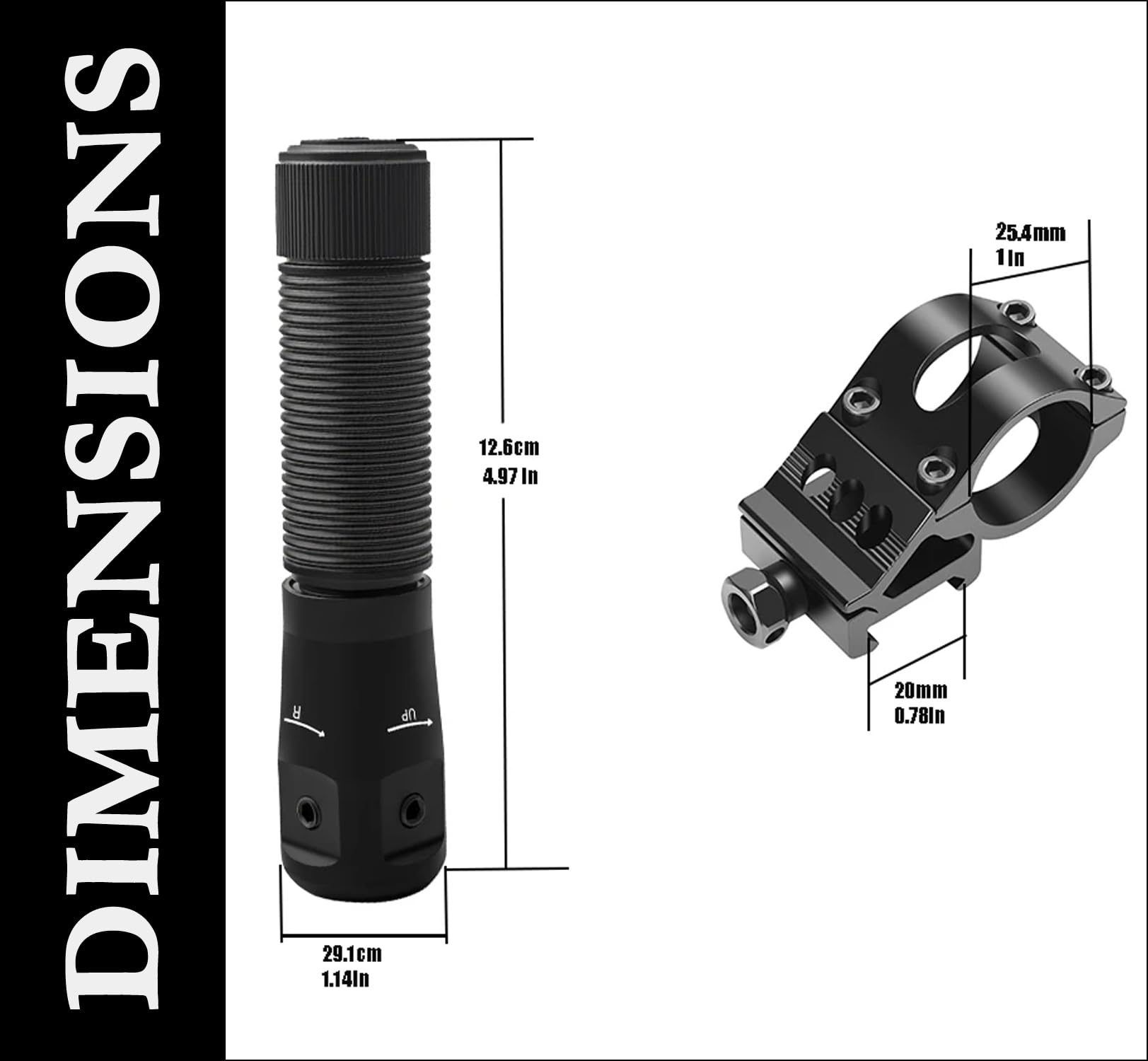 Gotical green laser sight mounted on firearm, showcasing compact, on-target performance.