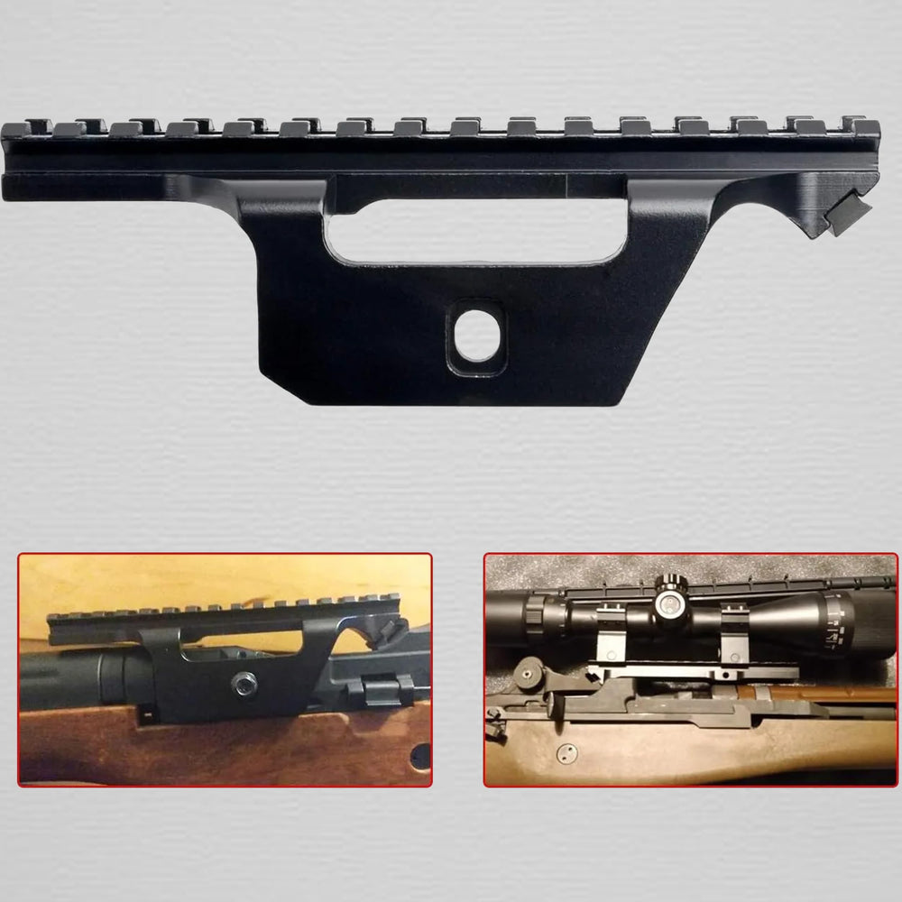 Gotical 15-slot Picatinny rail offers ample accessory space.