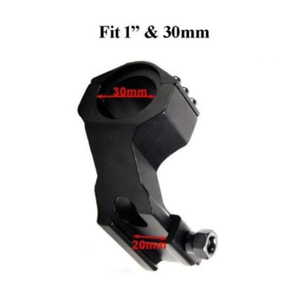 Gotical flashlight-side mount offers quick access and stable alignment.