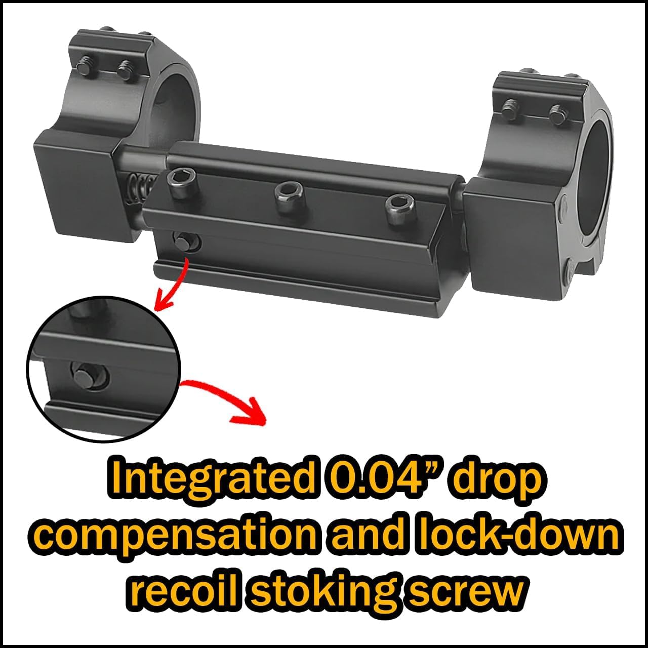 Gotical high-profile recoil compensation minimizes shift during rapid fire.