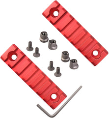 Gotical keymod rail install close-up shows easy fit with included Allen wrench.