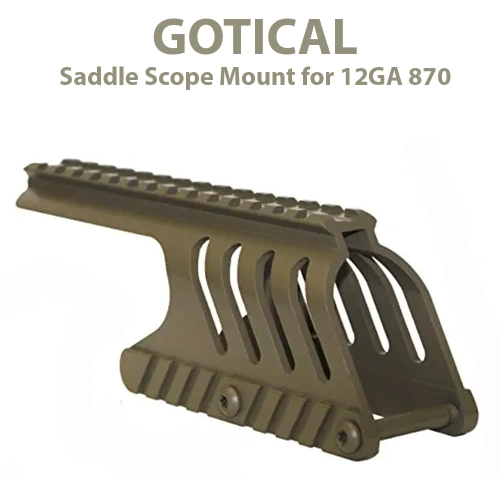Low-gloss anodized aluminum rail mount highlighting durability and light weight