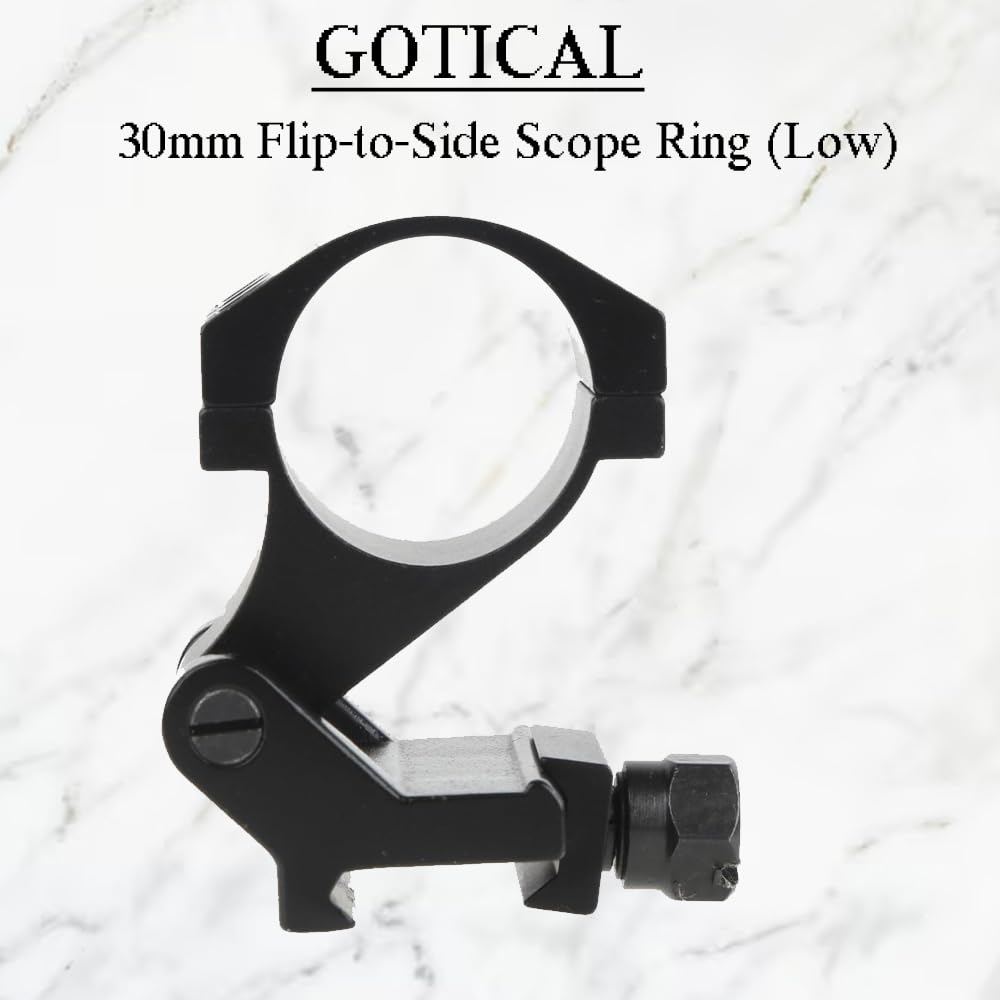 Gotical low-profile design minimizes obstruction on rails.