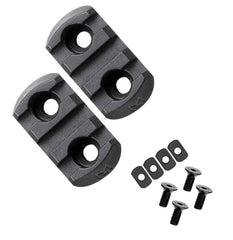 Gotical M-LOK rail adapter, assembled, enables versatile Picatinny accessory mounting.