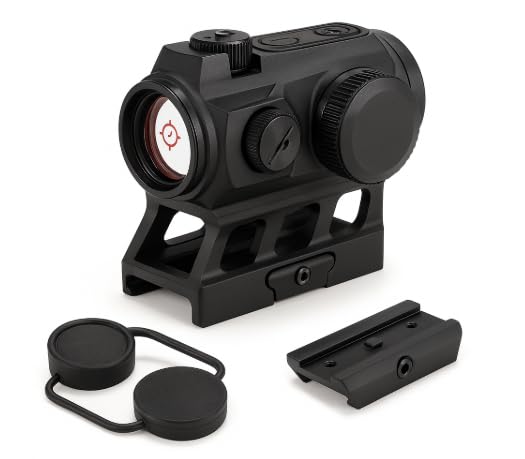 Gotical multi-reticle circle-dot sight with 2MOA/65MOA for rapid target acquisition