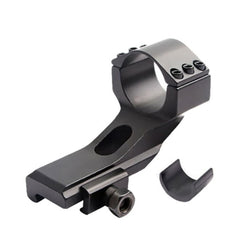 Gotical offset mount side ring fits 25.4mm/30mm scopes on 20mm rails for versatile light placement.