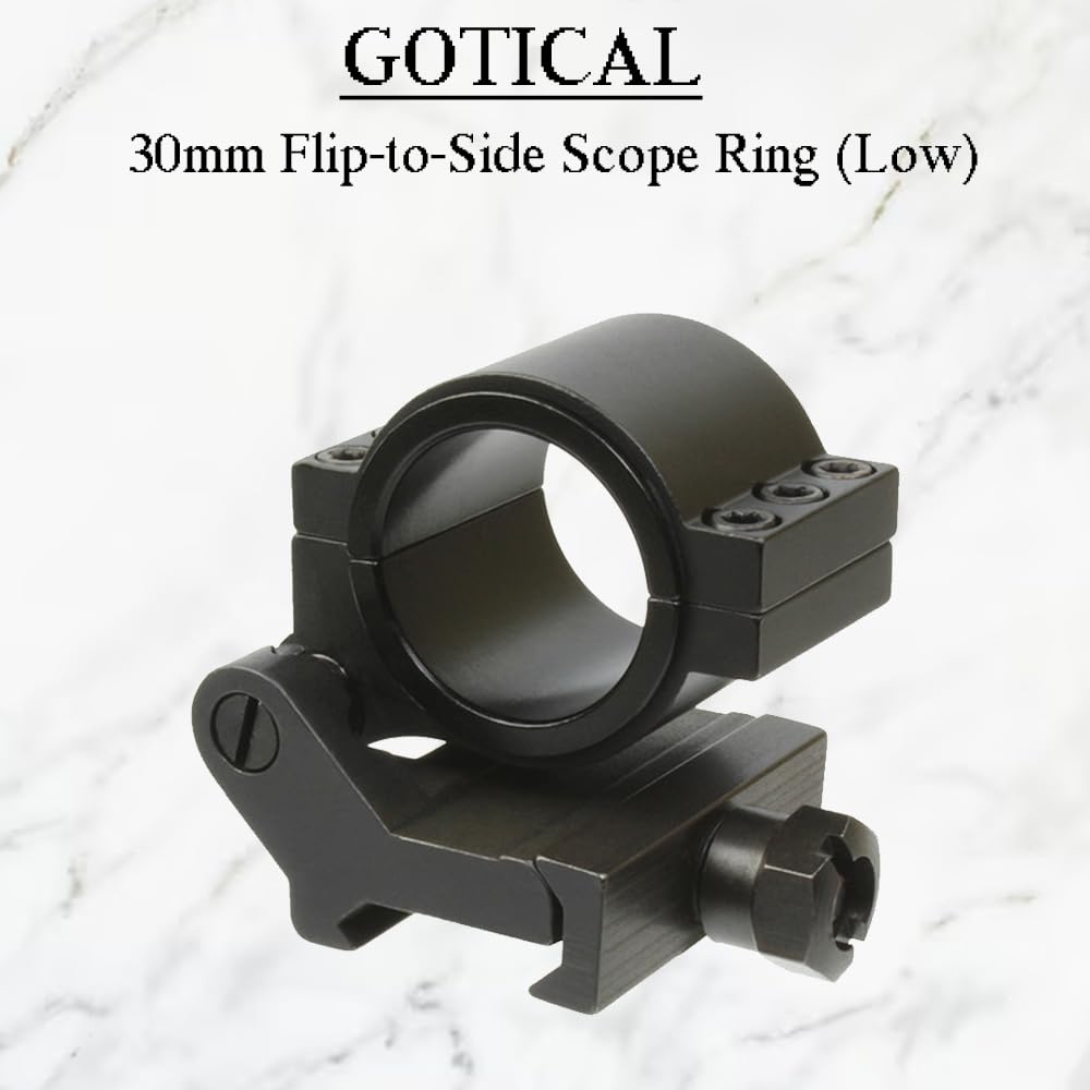 Gotical rail compatibility supports quick switching between accessories.