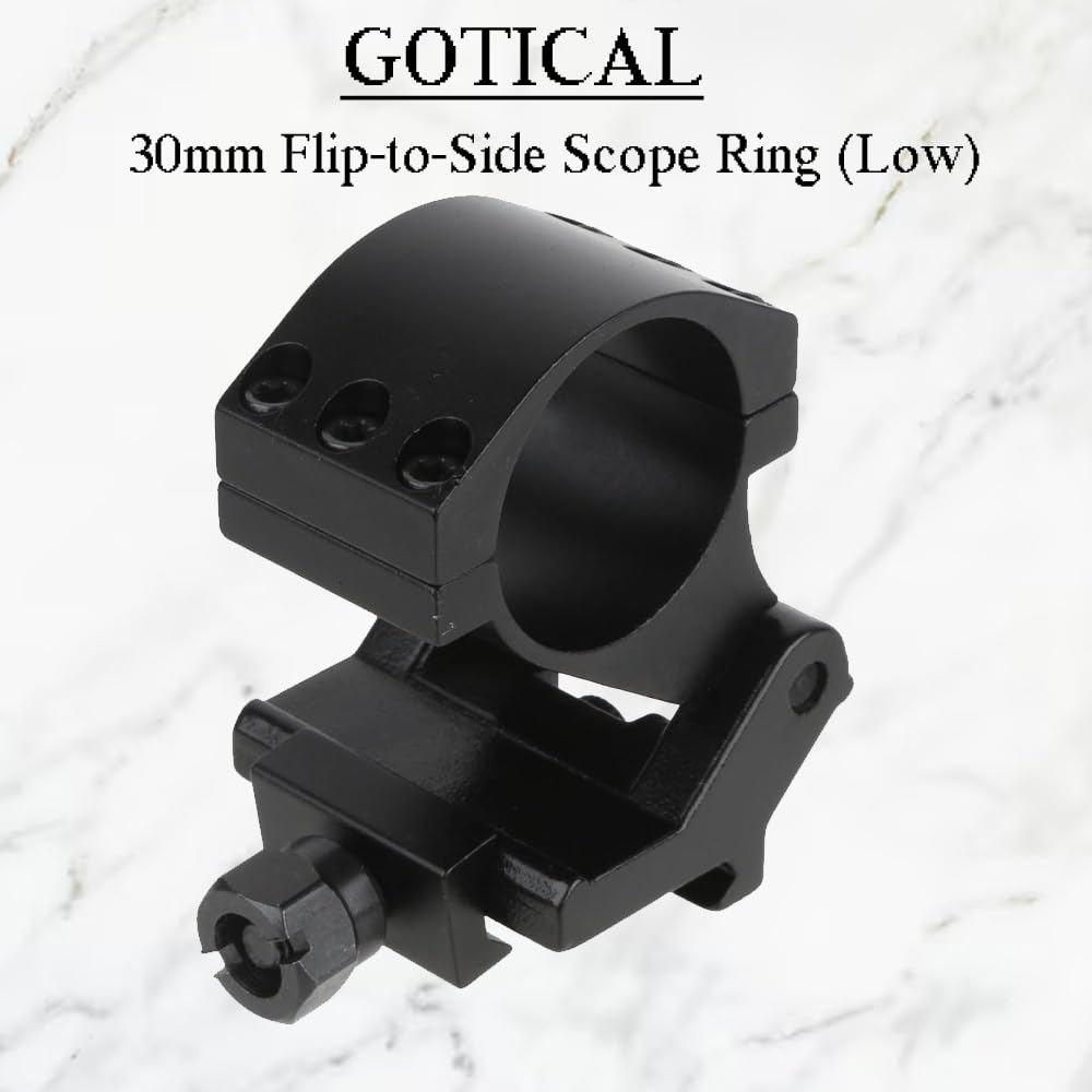Gotical positive lock system keeps the ring secure during handling.