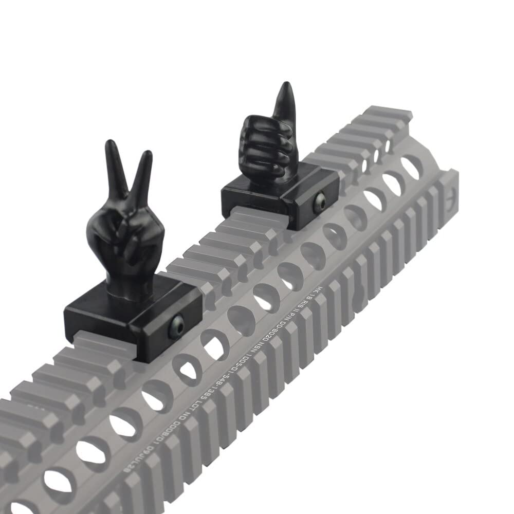 Gotical 20mm rail compatibility for Picatinny and Weaver systems