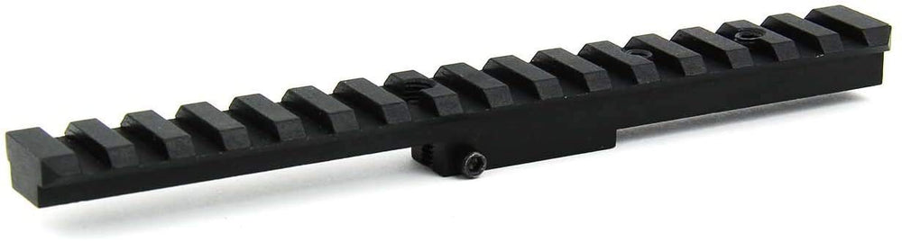 Gotical rear sight mount with included accessories for quick setup.