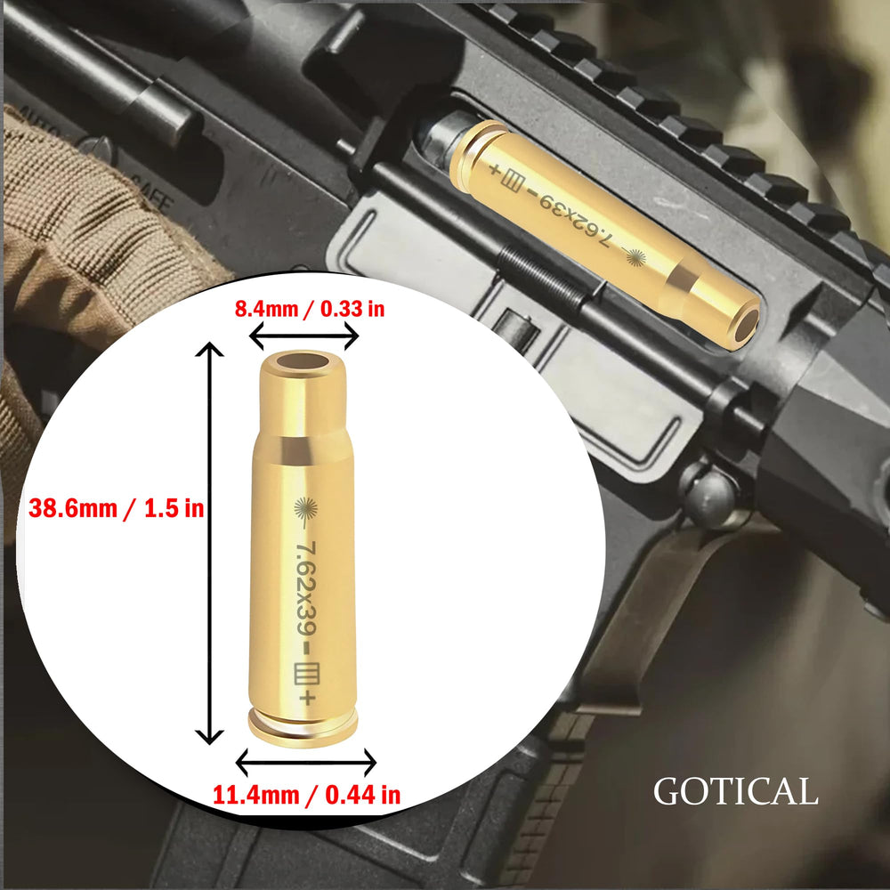 Gotical bore sight compact and lightweight for easy carry in the field