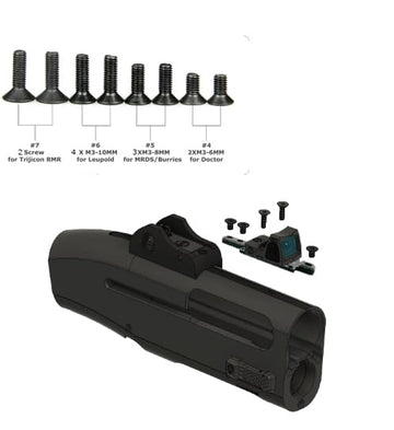 Gotical red dot mount plate for Mossberg 835 speeds sighting in varied light