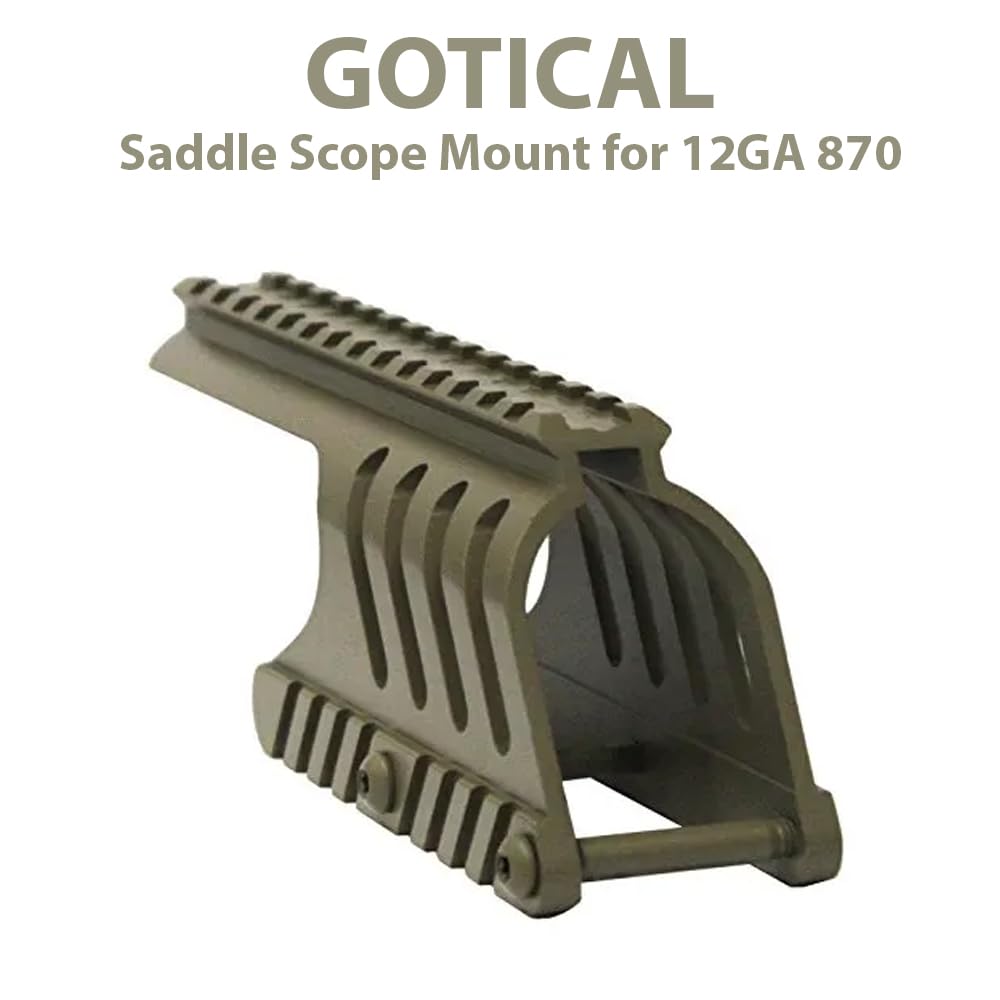 Gotical reflex sight with red and green reticles for versatile targeting