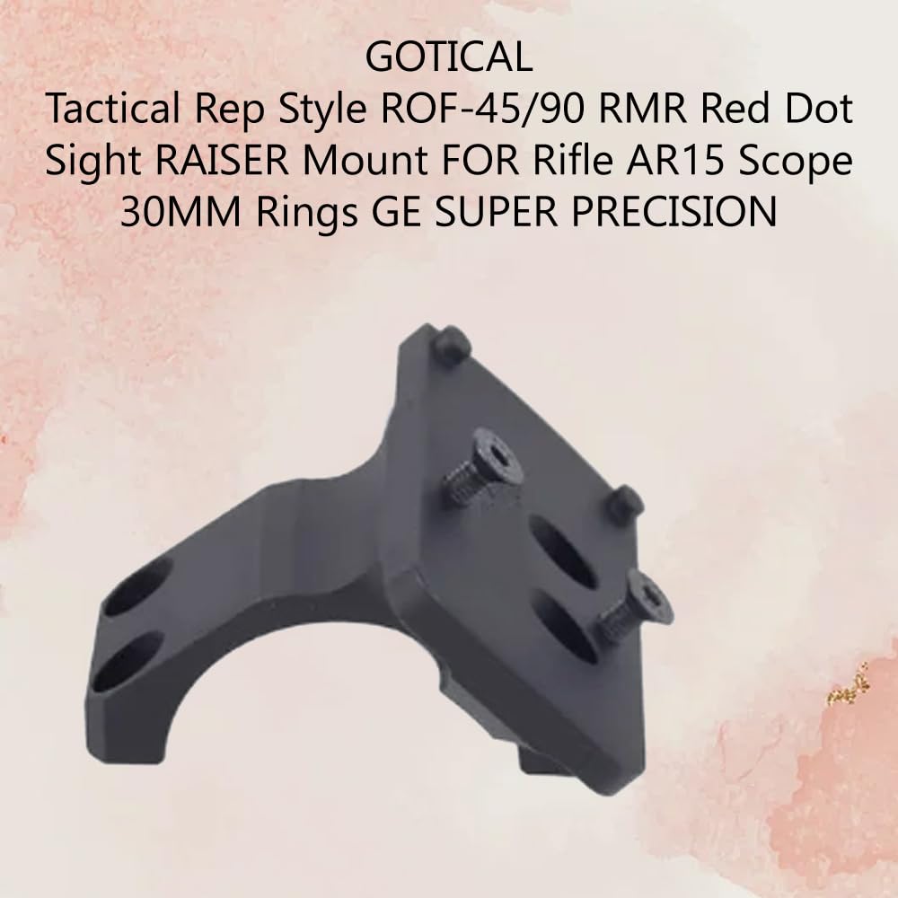 Gotical RMR mount base packaging notes optic not included.