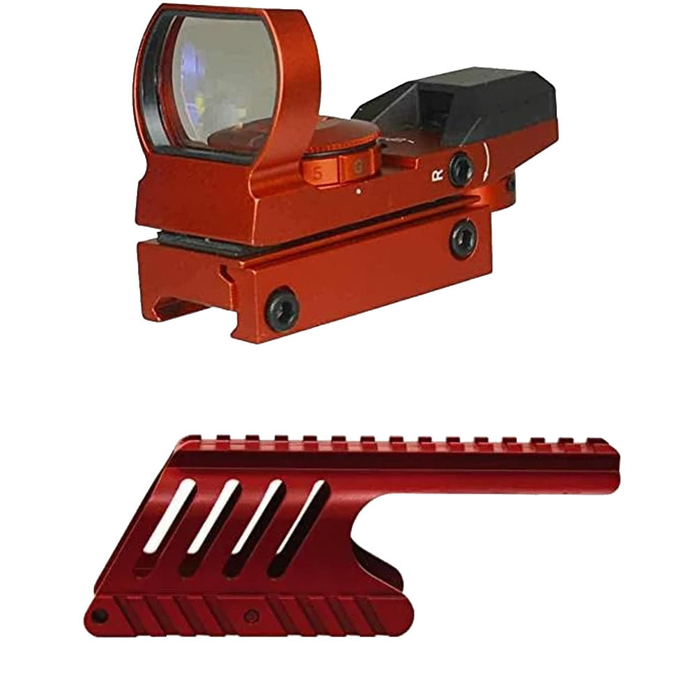 Gotical saddle scope mount on a 12GA 870 receiver provides solid mounting for steady aiming.