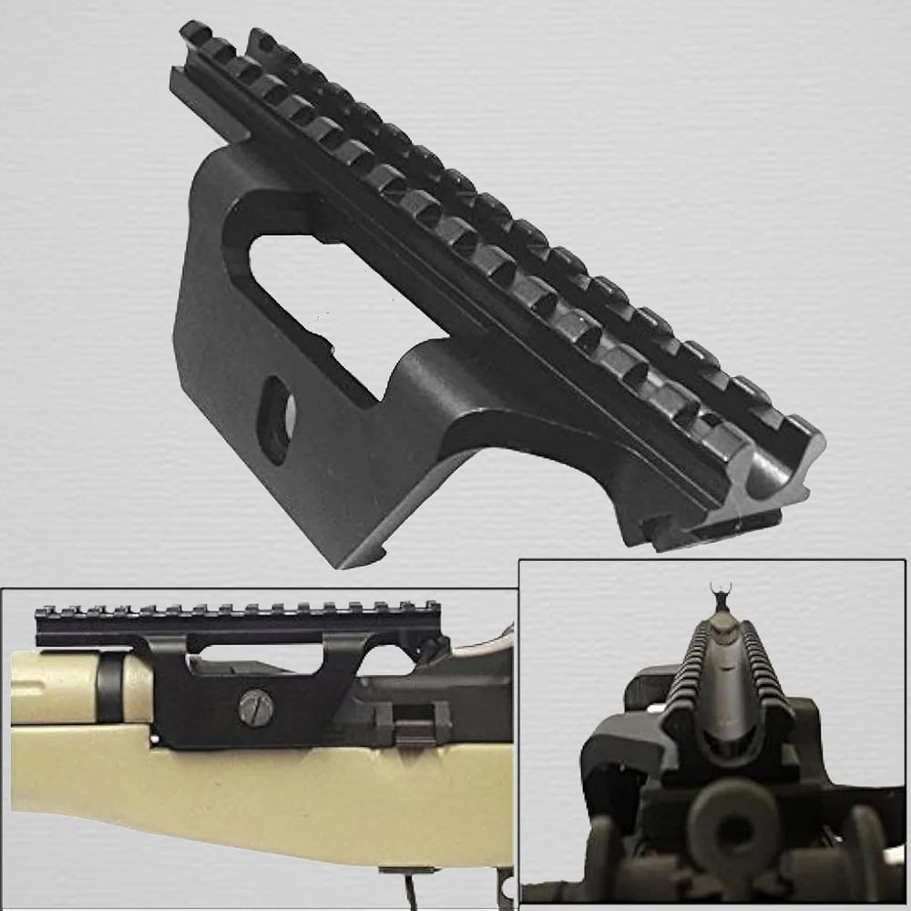 Gotical see-thru design fits Weaver dovetail on multiple rifles
