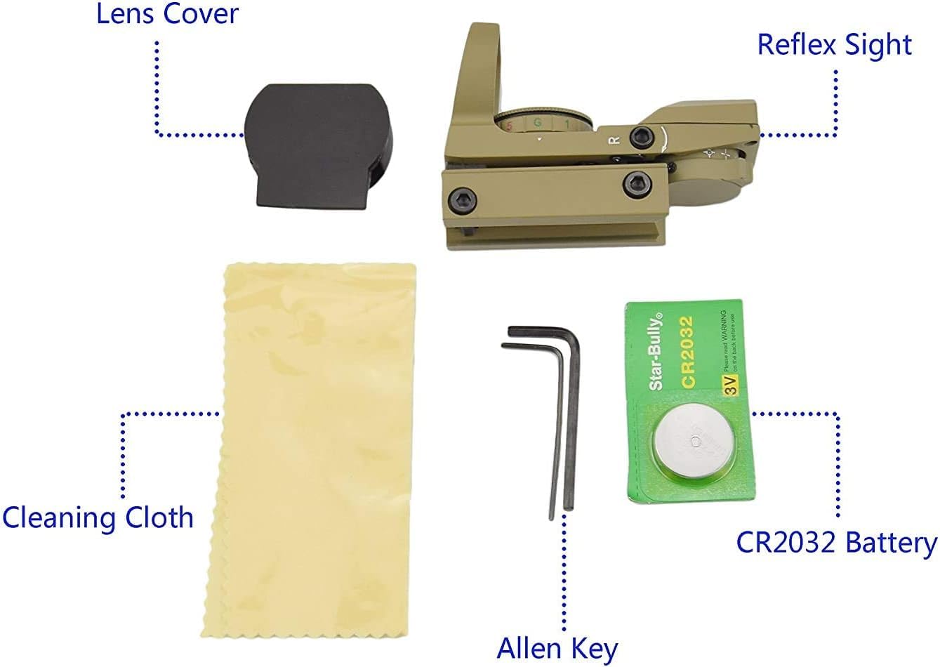 Allen side screws enable quick attachment while preserving zero on the Gotical mount