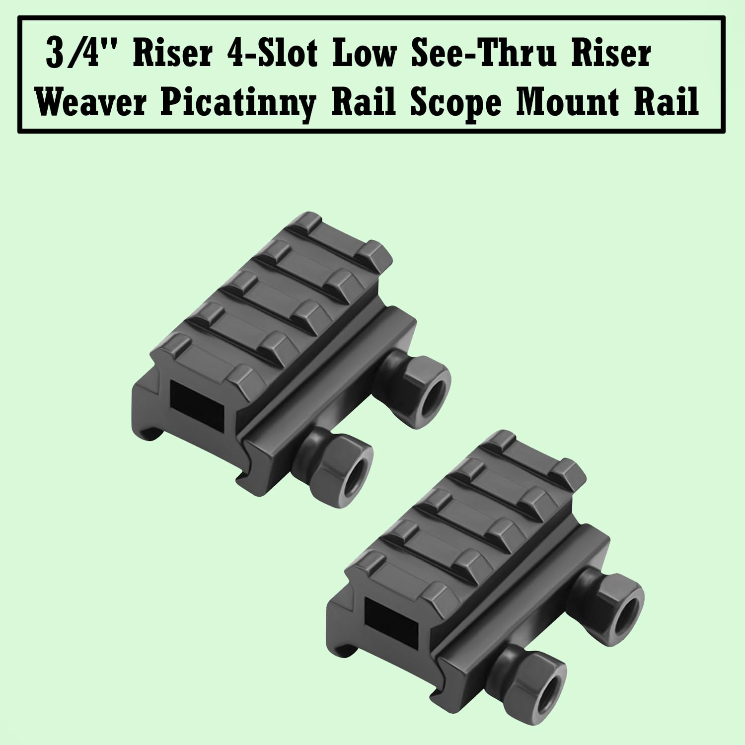 Gotical side plate with spring tension enables quick, tool-free installation.