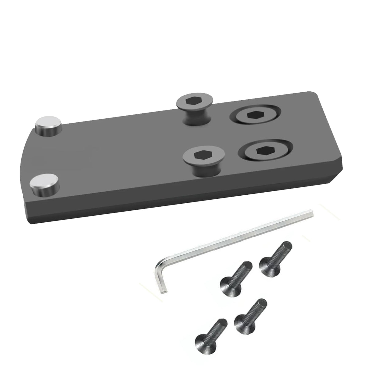 Gotical Super Slim mounting plate for SIG P320 rear sight enhances quick target acquisition