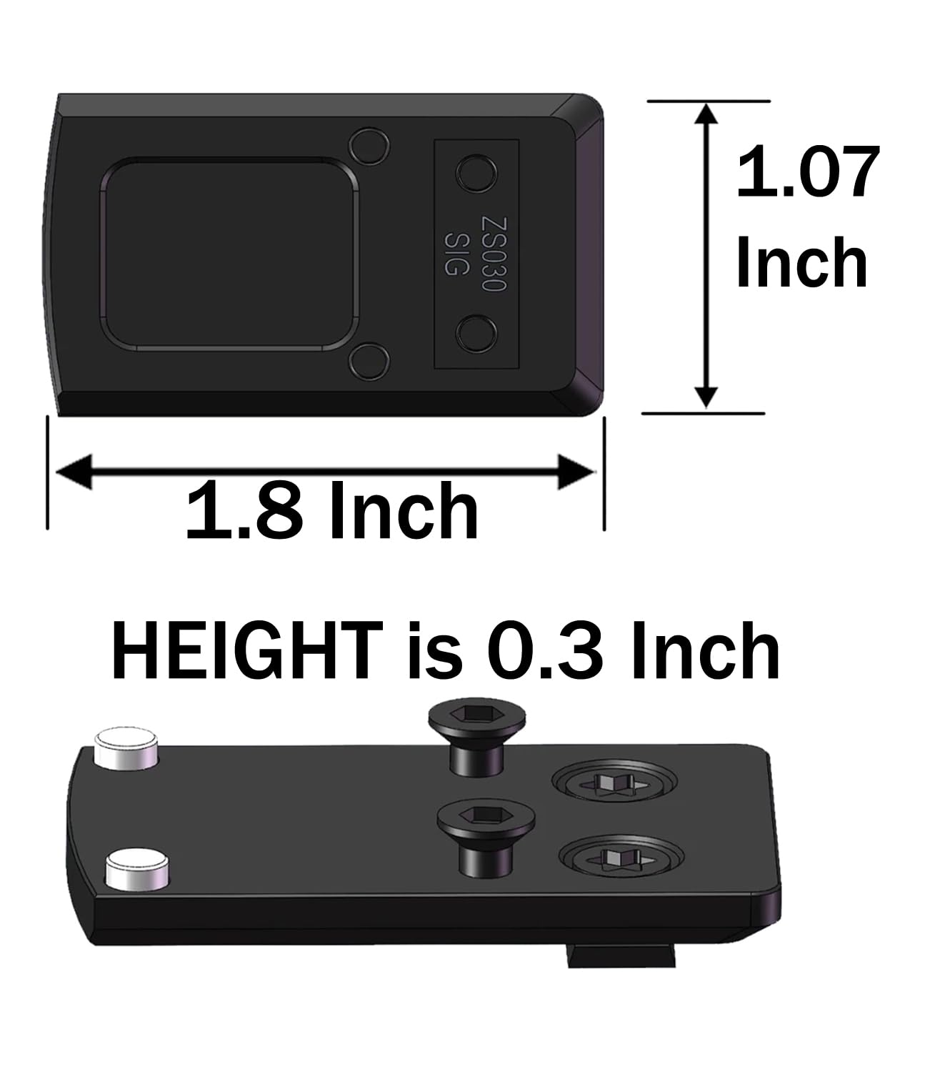 Gotical red dot adapter provides precise, low-profile upgrade for SIG P320 sights
